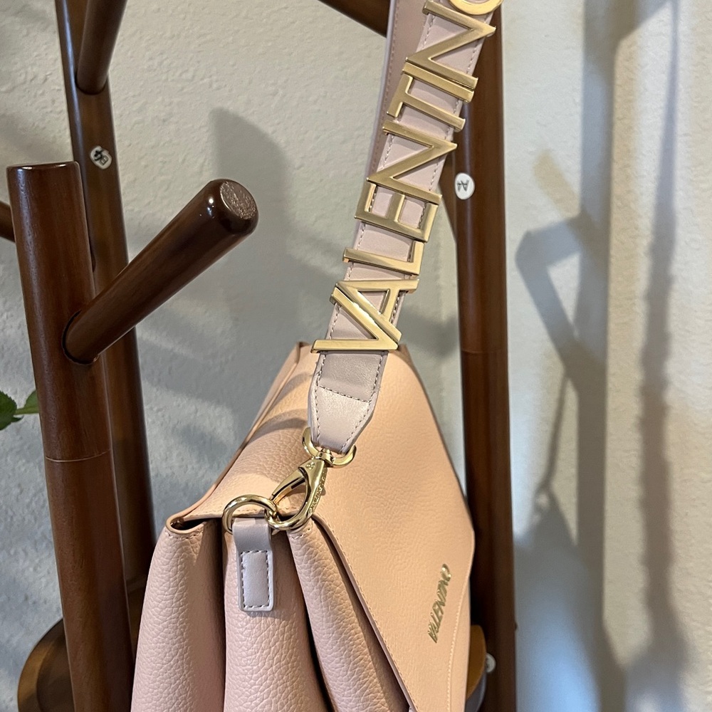 Valentino Blush Pink & Lilac Crossbody Bag